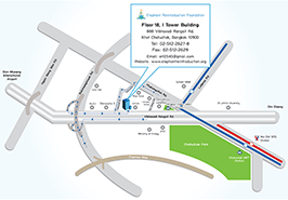 Map : Bangkok, Elephant Reintroduction Foundation